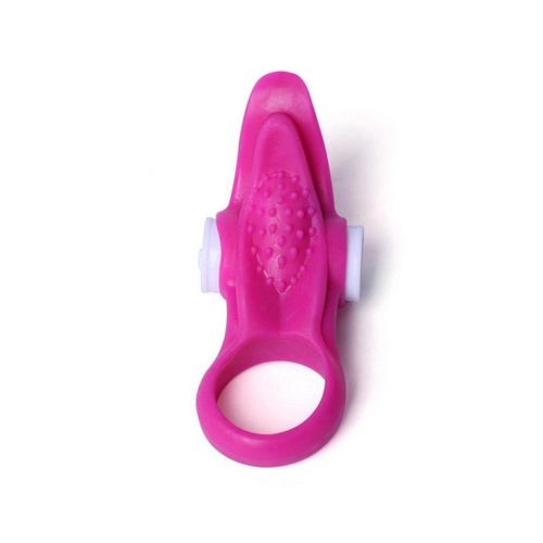 TONGUE VIBRATING COCK RING